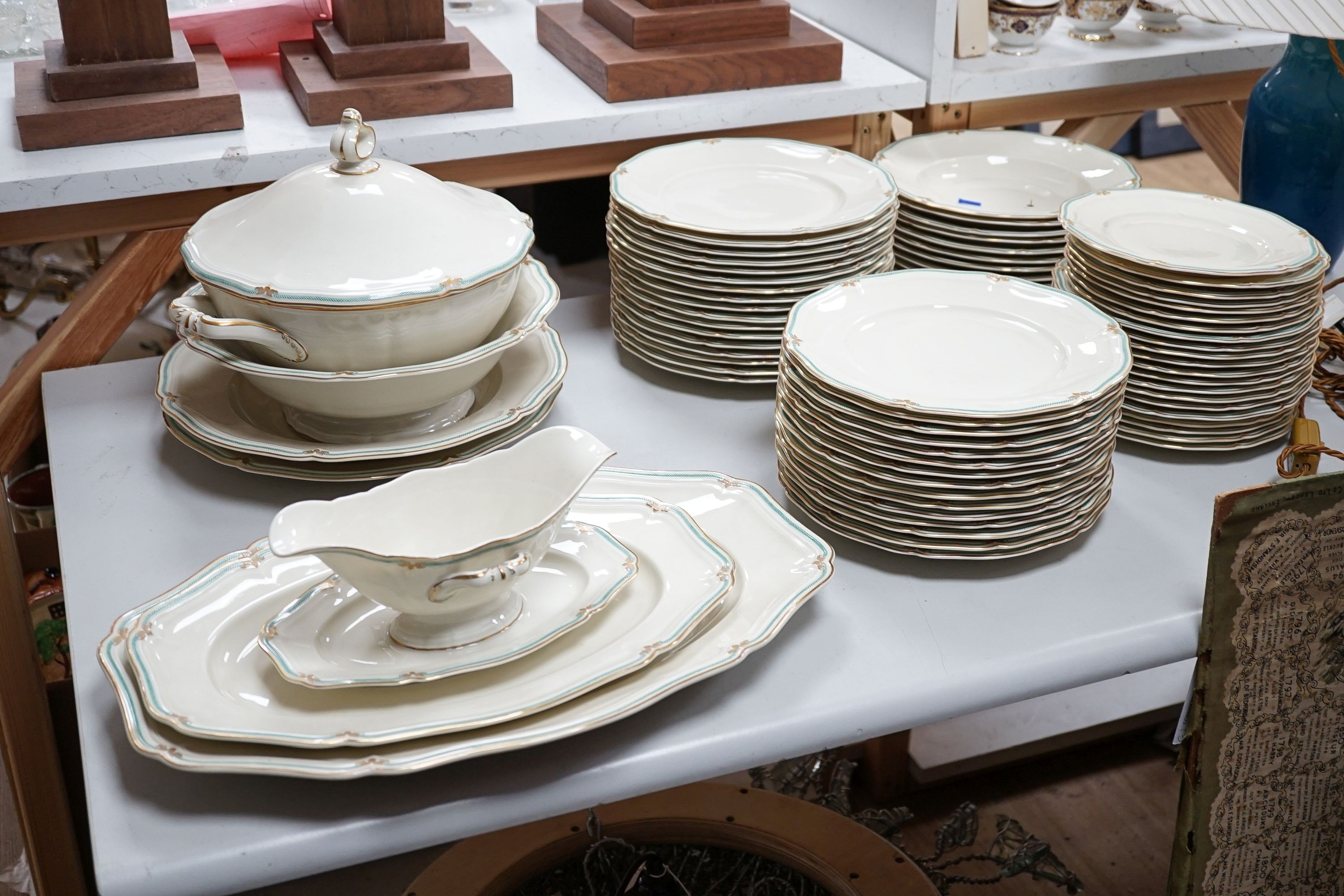An extensive Rosenthal Chippendale design pattern dinner service
